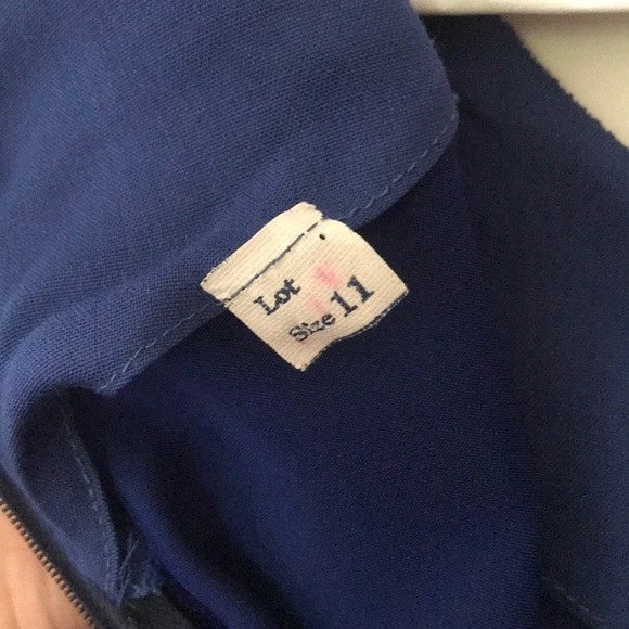 Vintage blue velvet dress - Picture 6 of 6